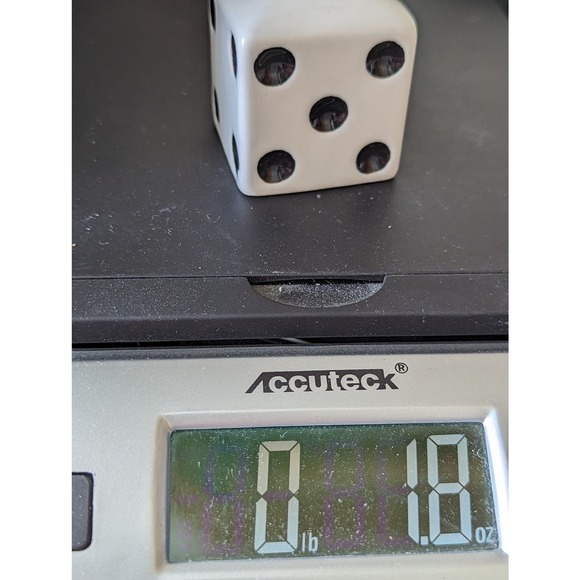 Vintage Small Las Vegas souvenir Ceramic dice bell - Picture 7 of 10